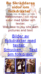 Mobile Screenshot of folkdrakt.se