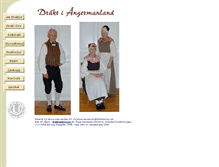 Tablet Screenshot of folkdrakt.org